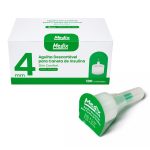 AGULHA PARA CANETA DE INSULINA 4MM 32G - MEDIX