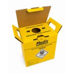 COLETOR PERFURO-CORTANTE AMARELO 7L - MEDIX - Imagem 2