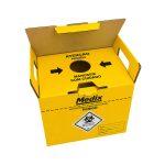 COLETOR PERFURO-CORTANTE AMARELO 13L - MEDIX - Imagem 2