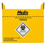 COLETOR PERFURO-CORTANTE AMARELO 13L - MEDIX