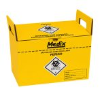 COLETOR PERFURO-CORTANTE AMARELO 13L - MEDIX - Imagem 3